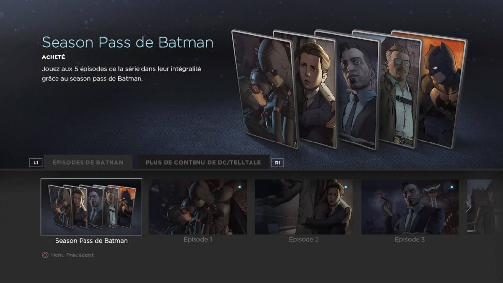 Batman : The Telltale Series - Aventure episodique avec Bruce Wayne