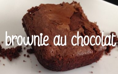 Recette brownie au chocolat