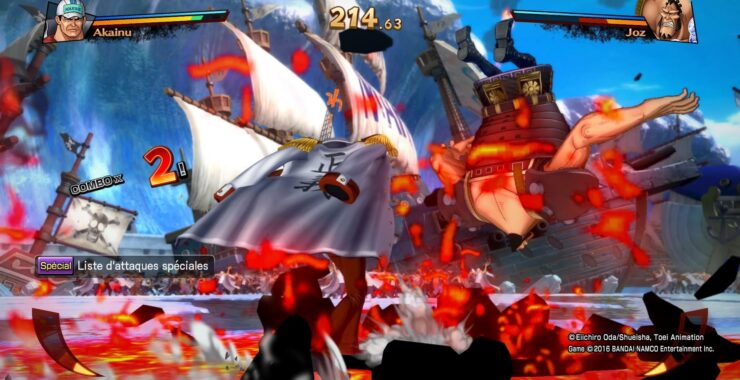 One Piece Burning Blood PS4 - combat Akainu