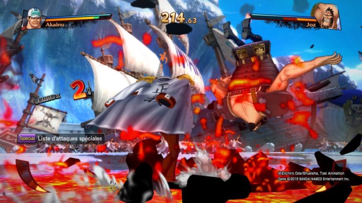 One Piece Burning Blood PS4 - combat Akainu