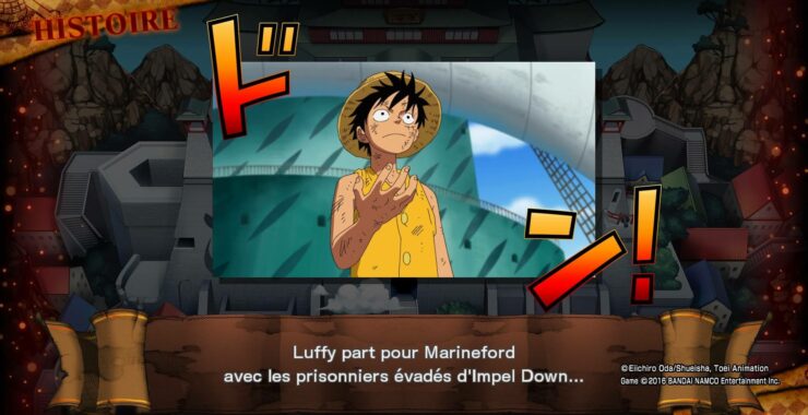 One Piece Burning Blood PS4 - Histoire