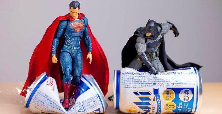 Figurine batman & superman