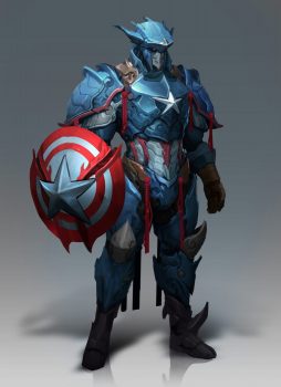Captain america redesigned